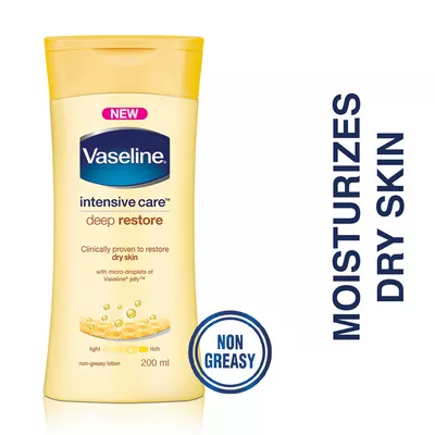 Vaseline Body Lotion Deep Restore 300 ML Made in Bangladesh