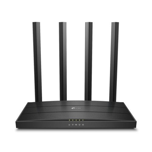 TP-Link Router (Archer C6 - AC1200 Dual WiFi, 5 Gigabit Ports, 4 External Antennas, MU-MIMO, Dual Band, WiFi Coverage)