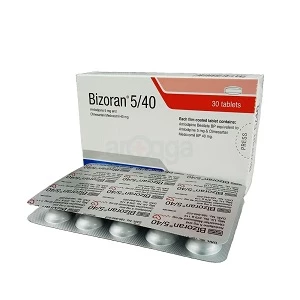 Bizoran 5/40 Tablet-(5mg+40mg) Generic Name: Amlodipine + Olmesartan Medoxomil