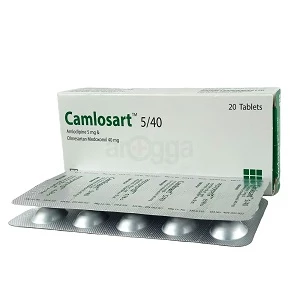 Camlosart 5/40 Tablet-(5mg+40mg) Generic Name: Amlodipine + Olmesartan Medoxomil