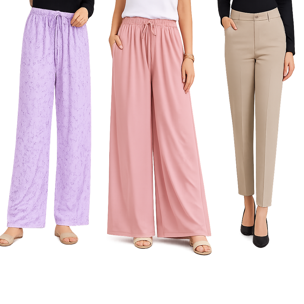 Ladies Payjama / Salwar / Pant / Plazu / Skirt / Trouser