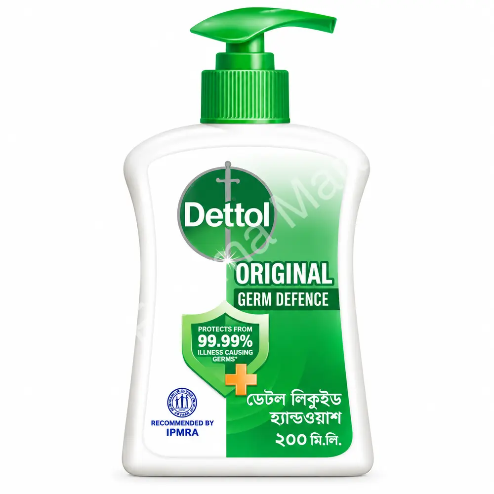 Dettol Hand Wash-Original Liquid 200 ML Pump