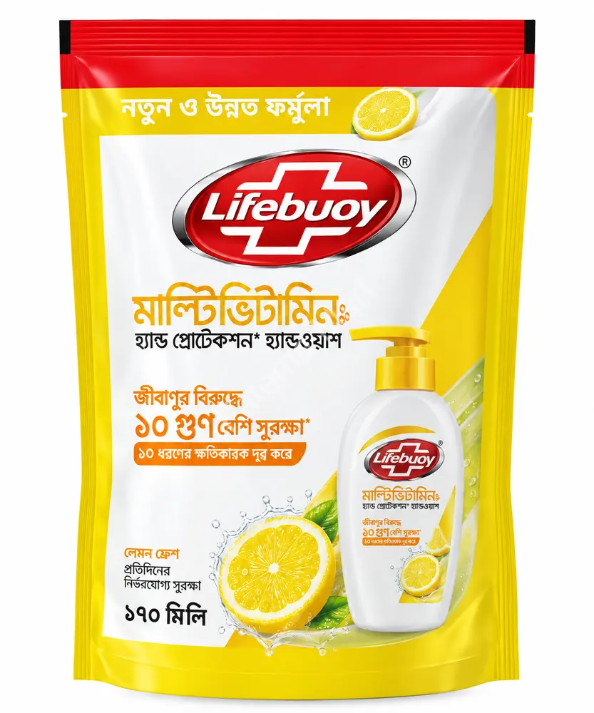 Lifebuoy Hand Wash (Lemon Fresh) 170 ml Refil Pack