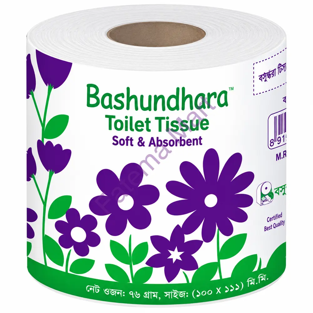 Bashundhara Toilet Tissue White Color