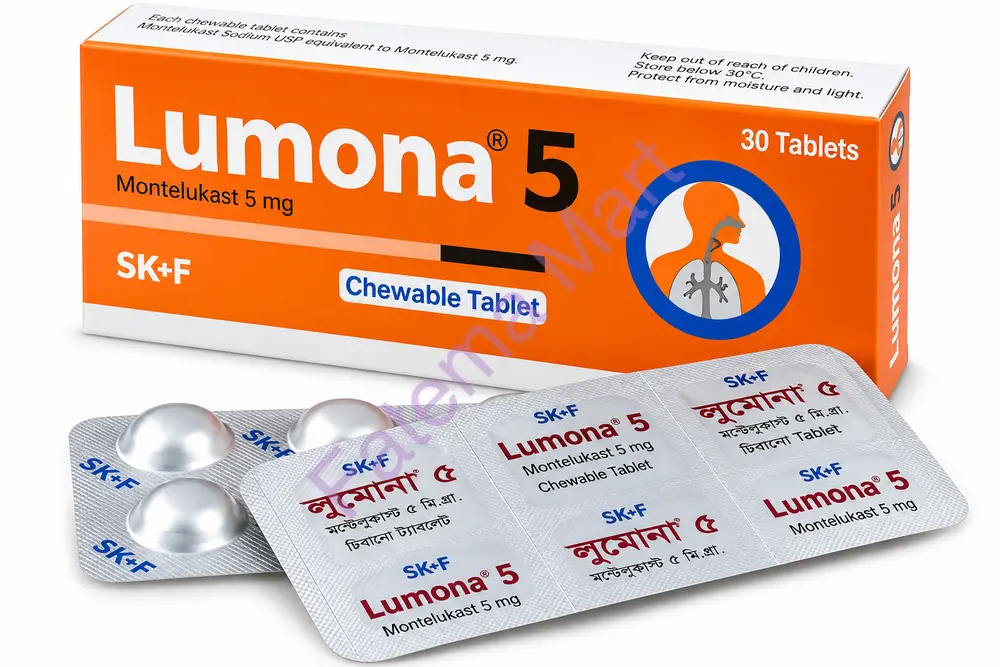 Lumona 5 (Montelukast) Tablet 5mg