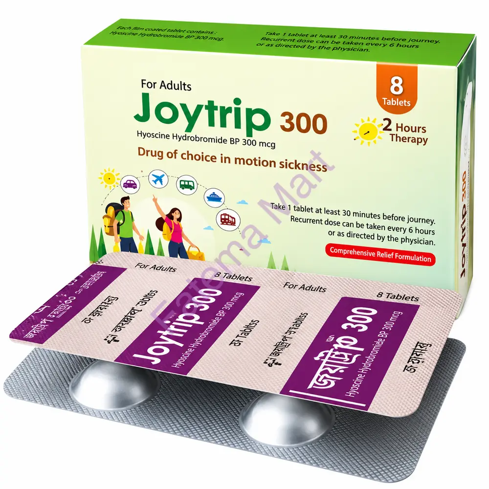 Joytrip 300 (Hyoscine Hydro) Bromide) for Adult