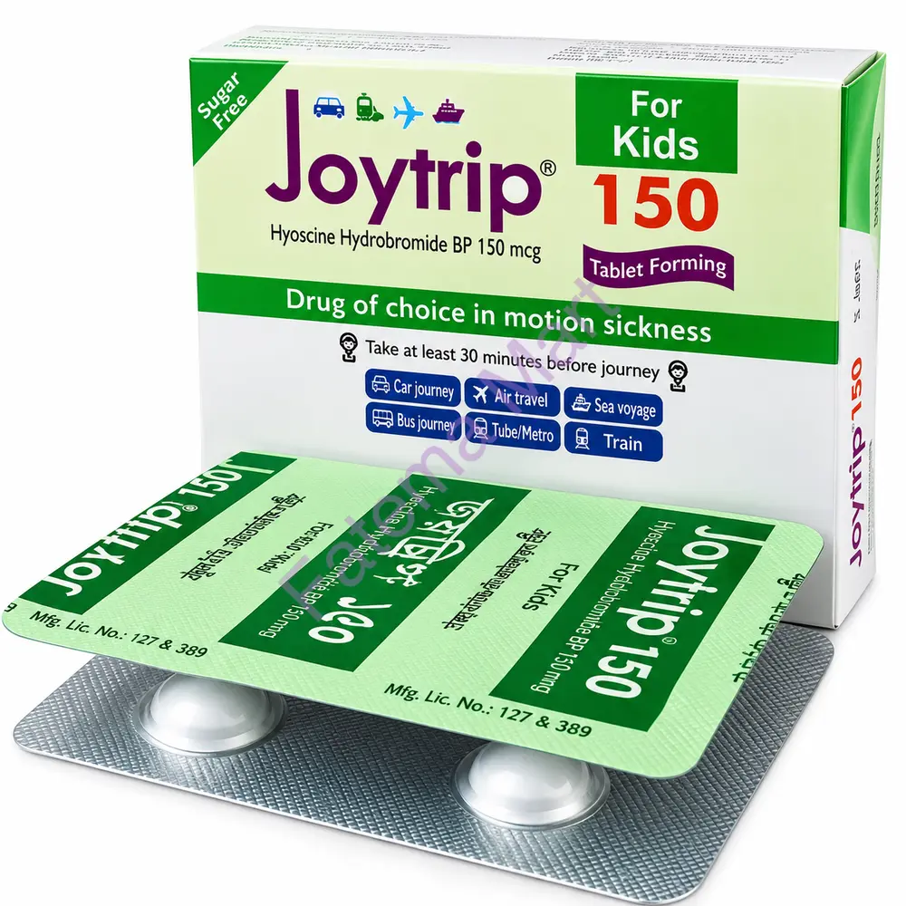 Joytrip 150 (Hyoscine Hydro) Bromide) for Kids