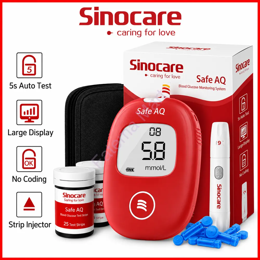 Sinocare Safe AQ Blood Glucose Monitoring System